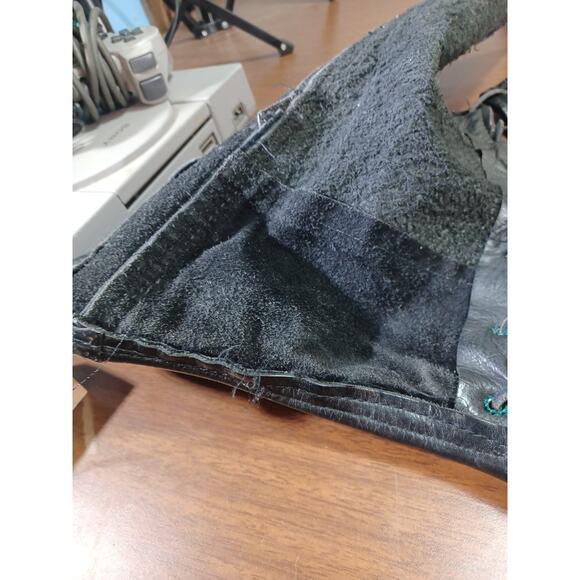 Vintage Harley-Davidson Natal Leather Motorcycle Apparel Vest Size Large Long - Picture 14 of 15